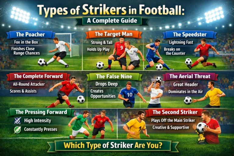 Types of Strikers in Football