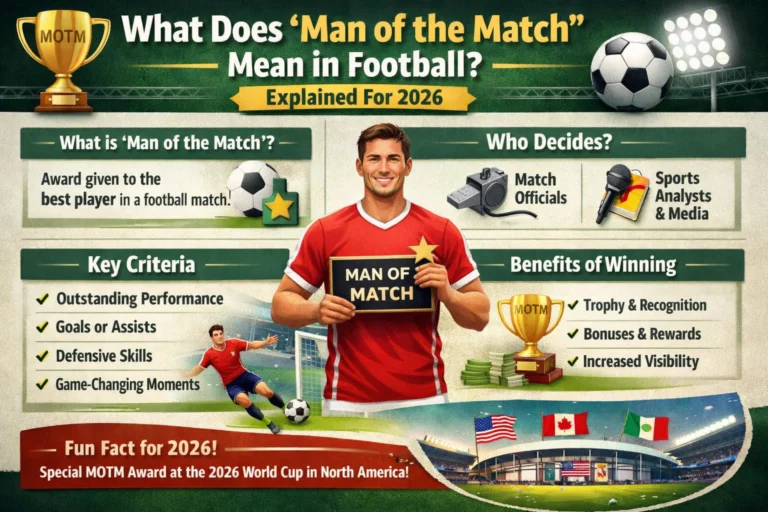 What Does Man of the Match Mean in Football