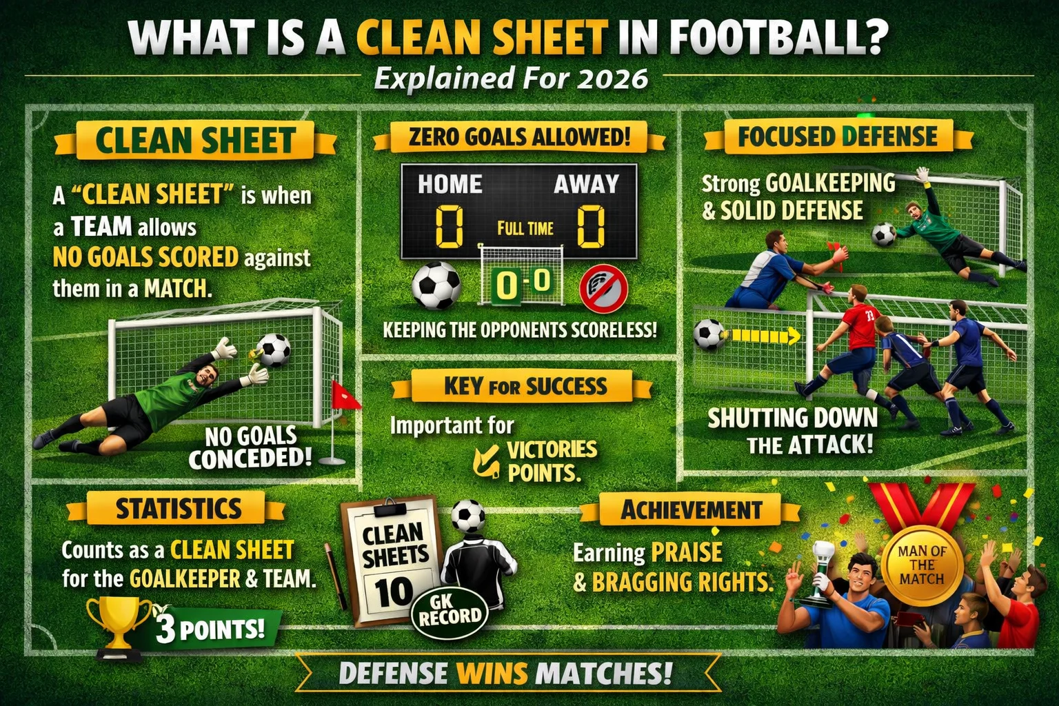What Is a Clean Sheet in Football