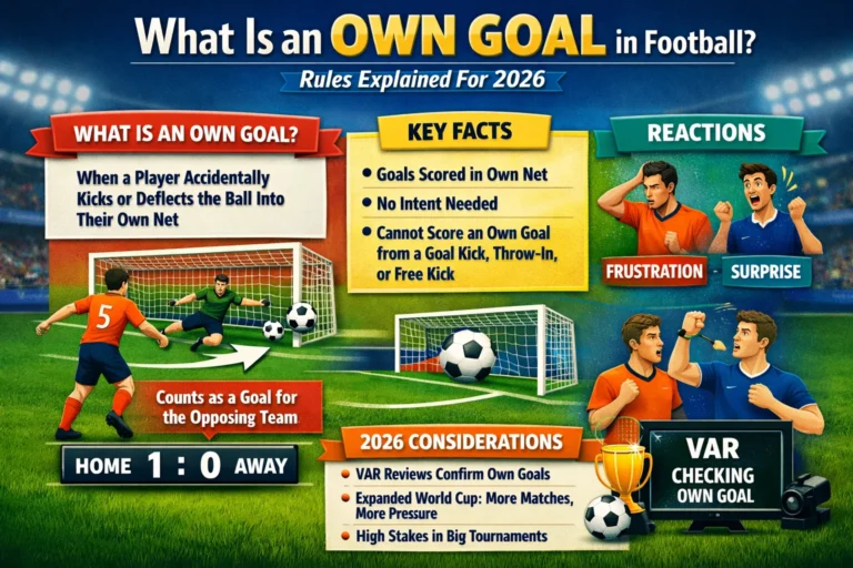 What Is an Own Goal in Football