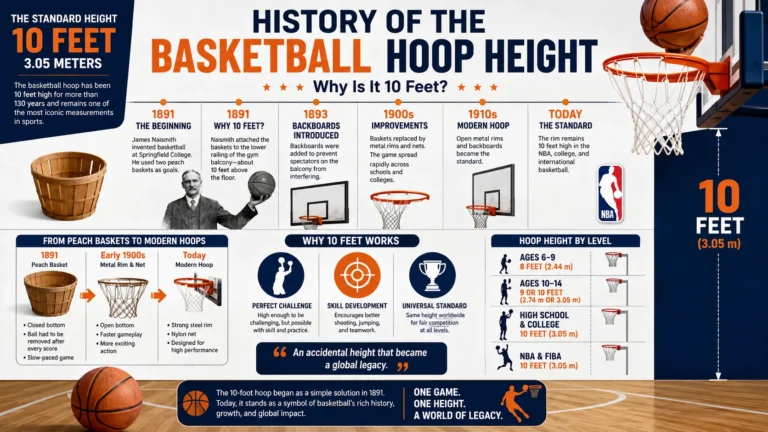 History of the Basketball Hoop Height