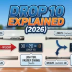 What Does Drop 10 Mean on a Baseball Bat