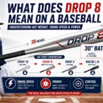 What Does Drop 8 Mean on a Baseball Bat