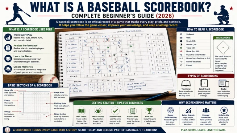 What Is a Baseball Scorebook