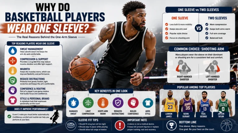 Why Do Basketball Players Wear One Sleeve