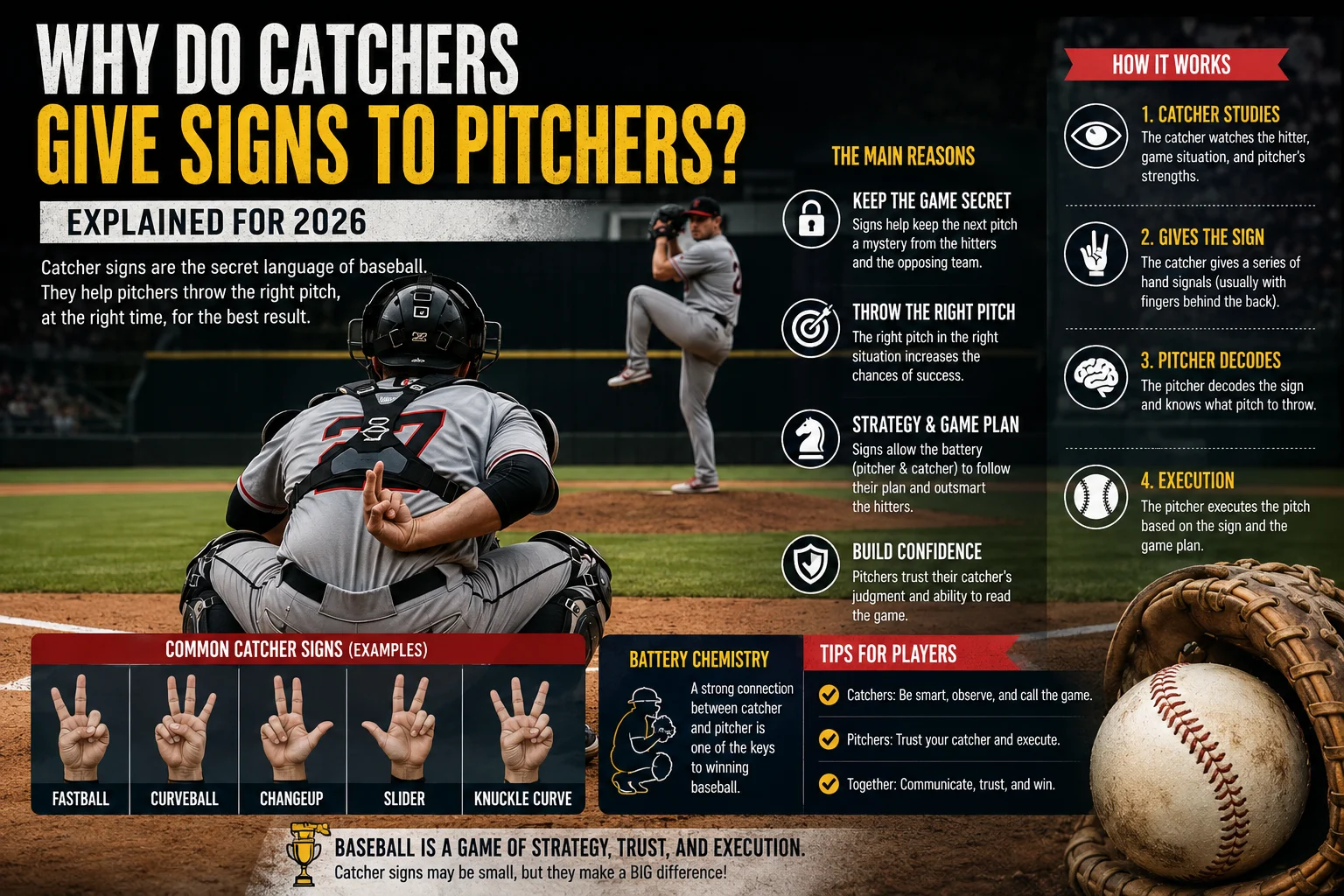 Why Do Catchers Give Signs to Pitchers