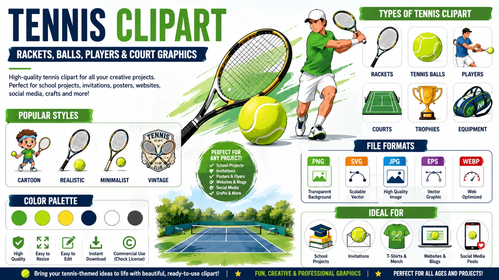 tennis clipart