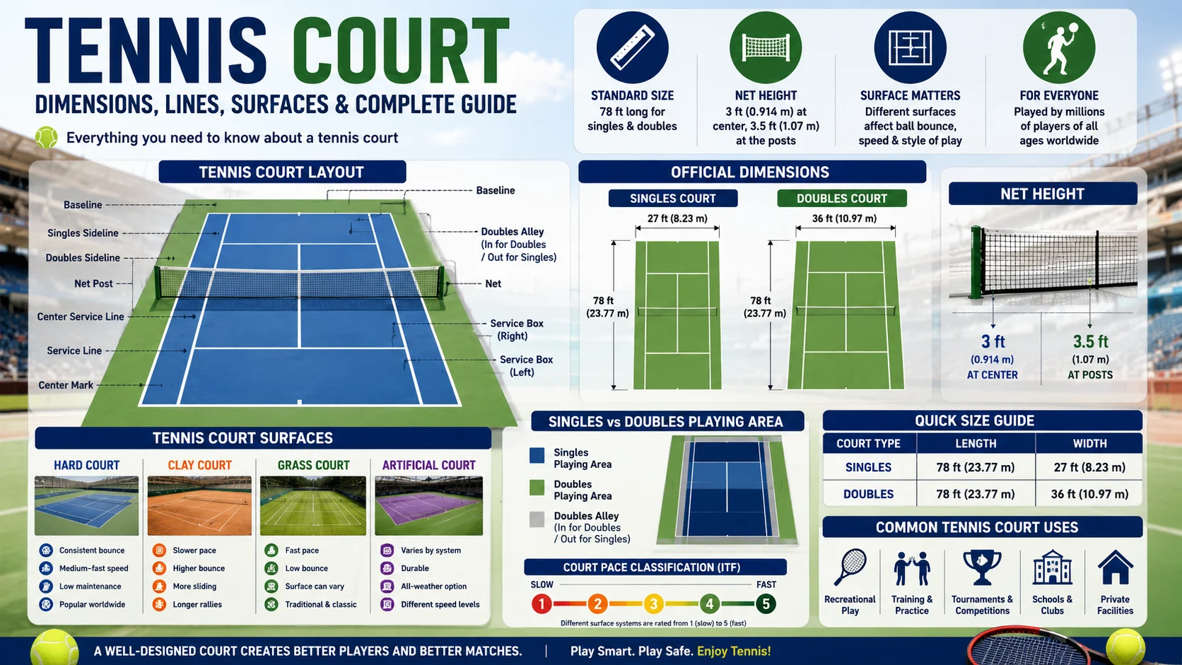 tennis court