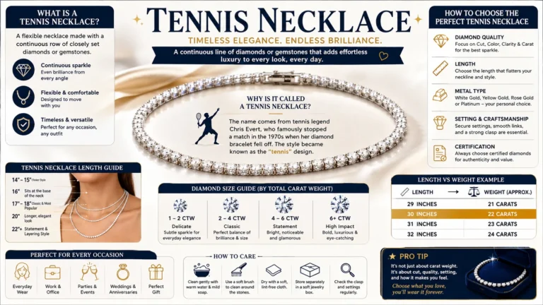 tennis necklace