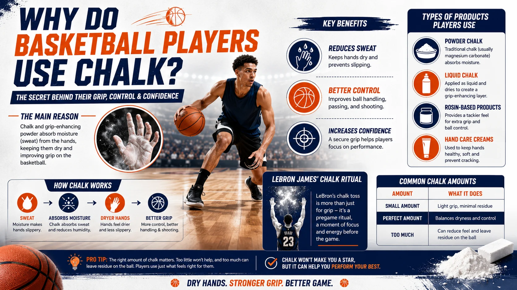 Why Do Basketball Players Use Chalk