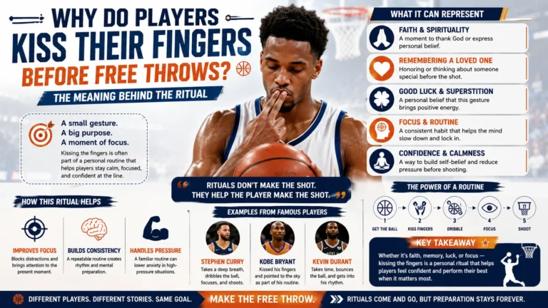 Why Do Players Kiss Their Fingers Before Free Throws