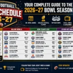 college football bowl schedule