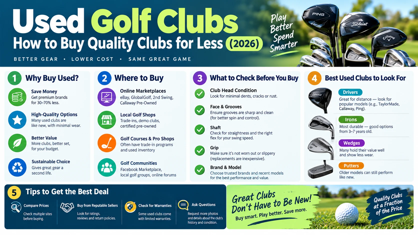 used golf clubs